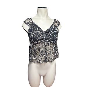 Urban Episode Womens Leopard Print Tank Top Size Small Sleeveless